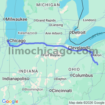 Limousine service to Chicago Loop