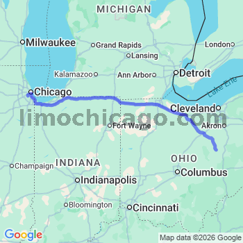 Limousine service to Midway airport (MDW)