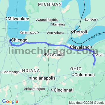 Limousine service to Chicago Loop