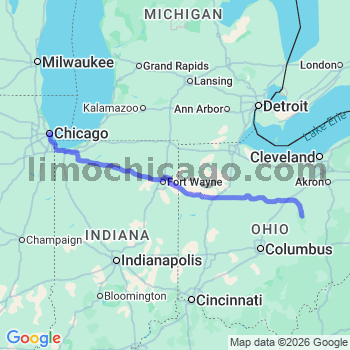 Limousine service to Chicago Loop