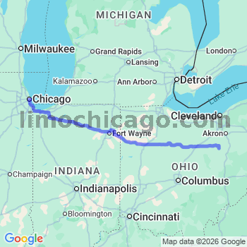Limousine service to Chicago Loop