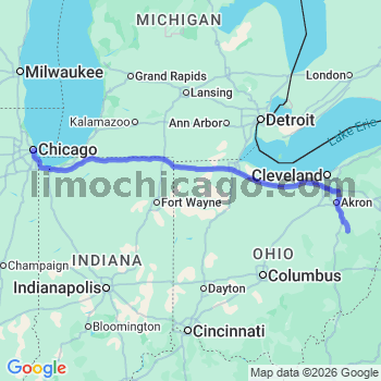 Limousine service to Chicago Loop