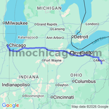 Limousine service to Chicago Loop