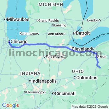 Limousine service to Chicago Loop