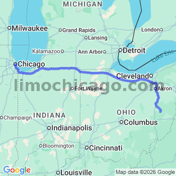 Limousine service to Chicago Loop