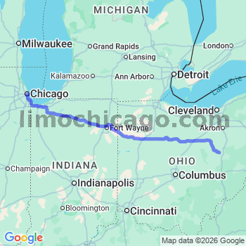 Limousine service to Chicago Loop