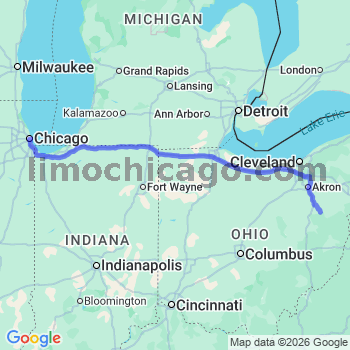 Limousine service to Chicago Loop