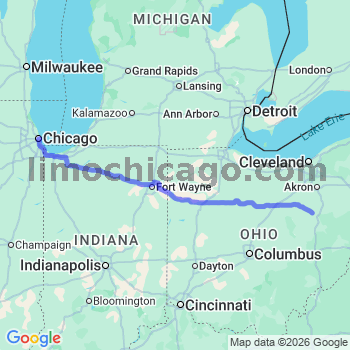 Limousine service to Chicago Loop