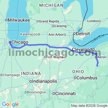 Limousine service to Chicago Loop