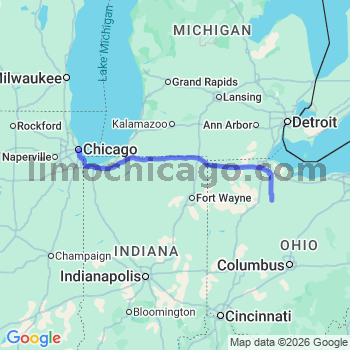 Limousine service to Chicago Loop