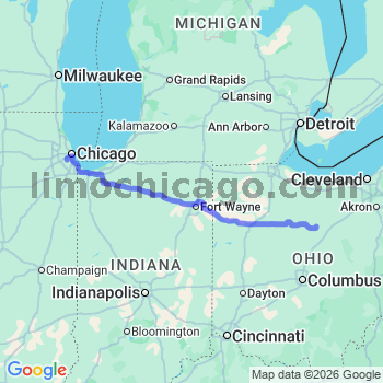 Limousine service to Midway airport (MDW)