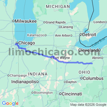 Limousine service to Midway airport (MDW)