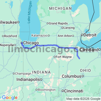 Limousine service to Chicago Loop