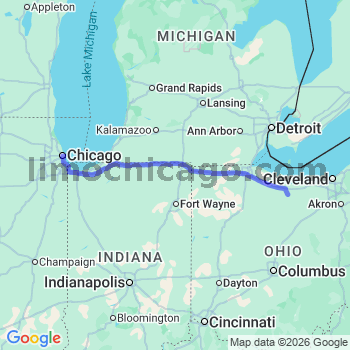 Limousine service to Chicago Loop