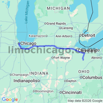 Limousine service to Chicago Loop