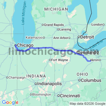 Limousine service to Chicago Loop