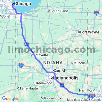 Limousine service to Chicago Loop