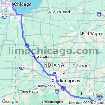 Limousine service to Chicago Loop