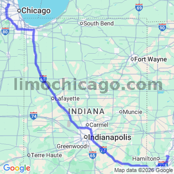 Limousine service to O'Hare airport (ORD)