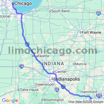 Limousine service to Chicago Loop