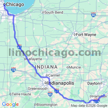 Limousine service to Chicago Loop