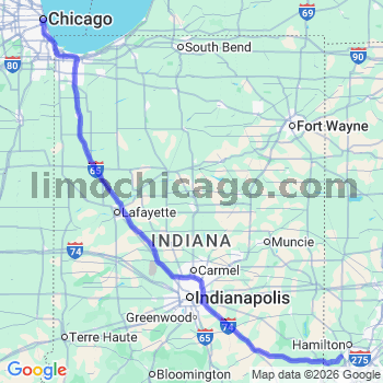 Limousine service to Chicago Loop