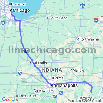 Limousine service to Chicago Loop