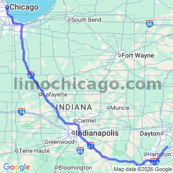 Limousine service to Chicago Loop