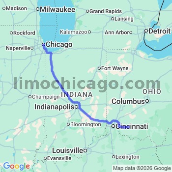 Limousine service to Chicago Loop