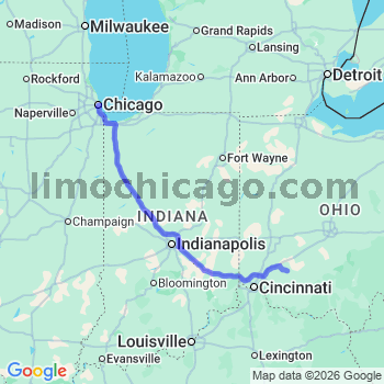 Limousine service to Chicago Loop
