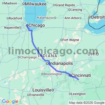 Limousine service to Chicago Loop