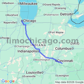 Limousine service to Chicago Loop