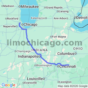 Limousine service to O'Hare airport (ORD)