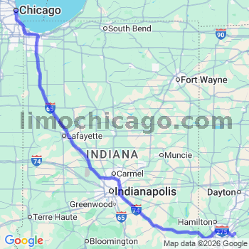 Limousine service to Chicago Loop