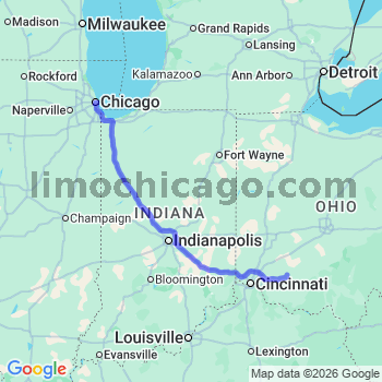 Limousine service to Chicago Loop
