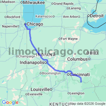 Limousine service to Chicago Loop