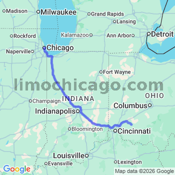 Limousine service to Chicago Loop