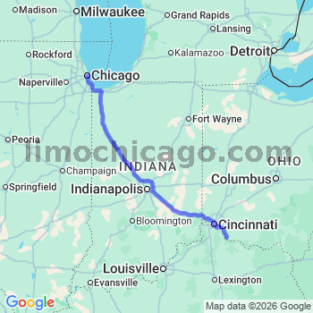 Limousine service to Chicago Loop