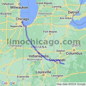 Limousine service to Chicago Loop