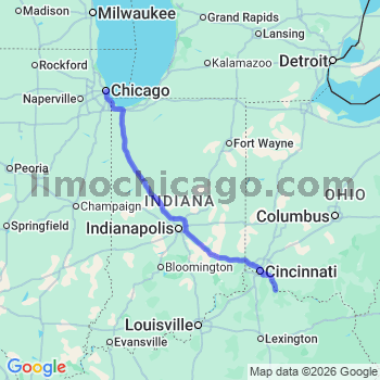 Limousine service to Chicago Loop