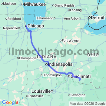Limousine service to Chicago Loop