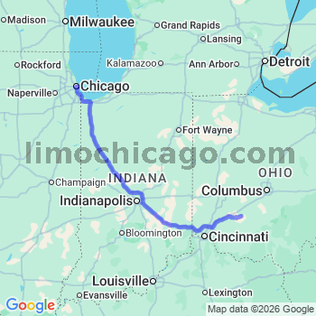 Limousine service to Chicago Loop