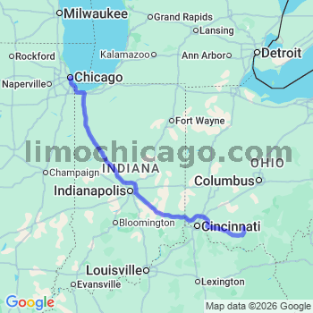 Limousine service to Chicago Loop