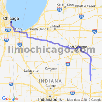 Limousine service to Chicago Loop