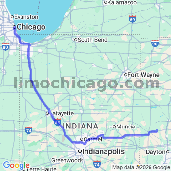 Limousine service to Chicago Loop