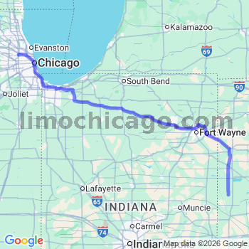 Limousine service to O'Hare airport (ORD)