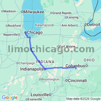 Limousine service to Chicago Loop