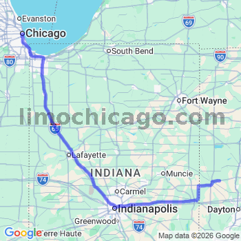 Limousine service to Chicago Loop