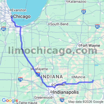Limousine service to Chicago Loop