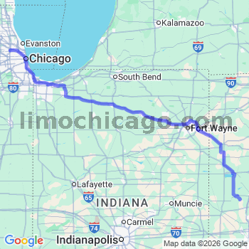 Limousine service to O'Hare airport (ORD)
